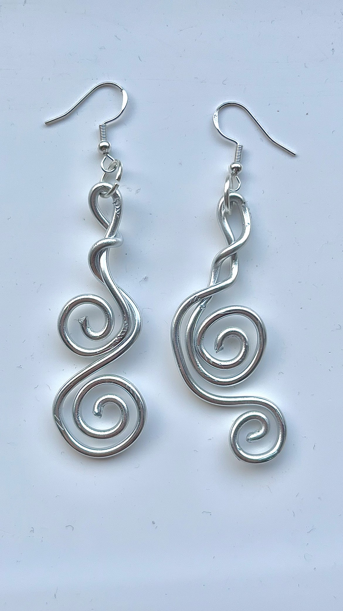 A set of Swirly wirly earrings