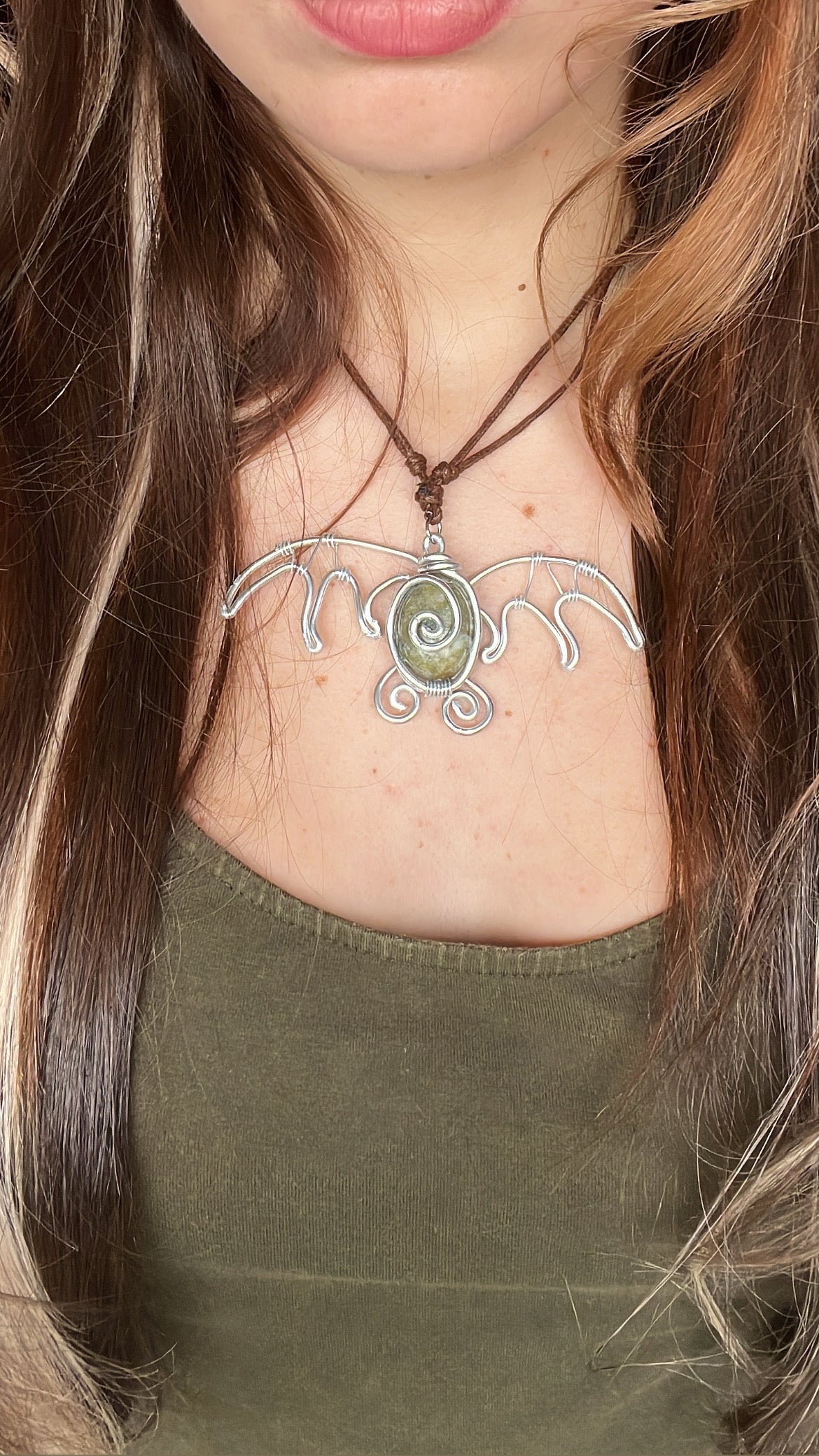 A limited edition Bat necklace