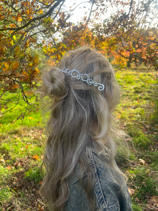 Autumn hair pin-Celtic twist