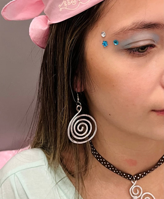 spiral earrings