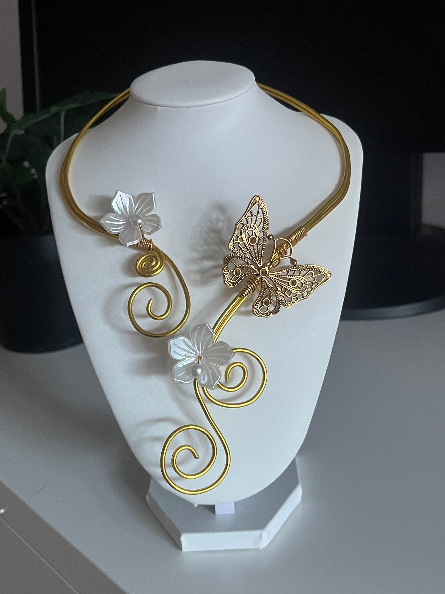 fairy butterfly necklace