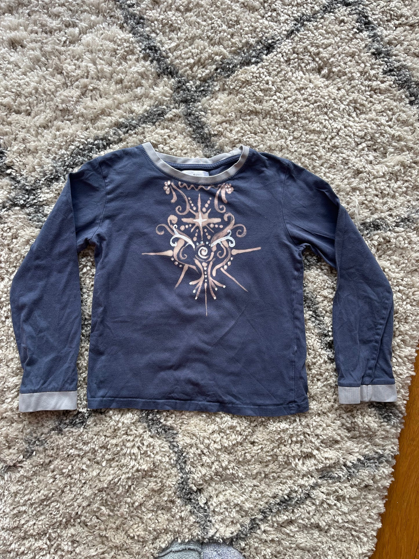 Upcycled baby tee